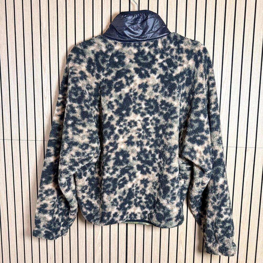 082 Johnny Was Calme Leopard Print Bamboo Blend Fleece Jacket NWT - Size Small - Picture 4 of 9
